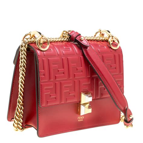 sac a dos fendi rouge|red FENDI Women Bags .